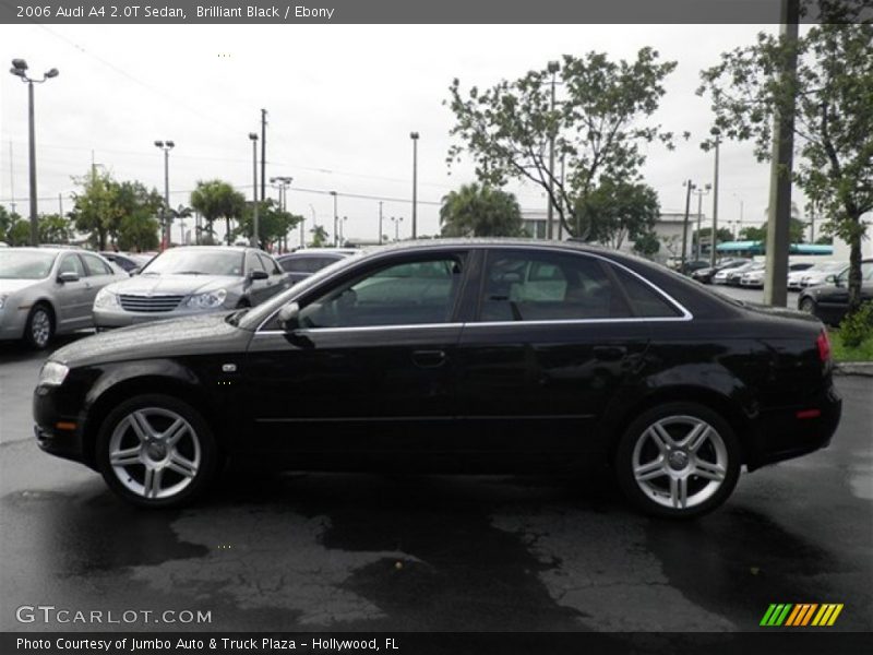 Brilliant Black / Ebony 2006 Audi A4 2.0T Sedan