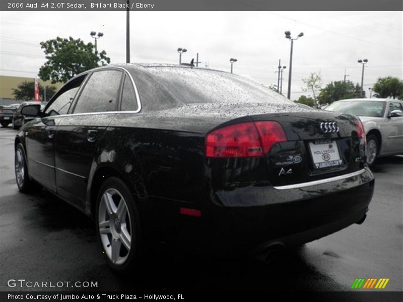 Brilliant Black / Ebony 2006 Audi A4 2.0T Sedan