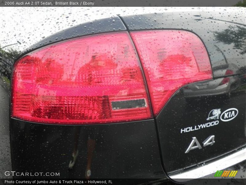 Brilliant Black / Ebony 2006 Audi A4 2.0T Sedan