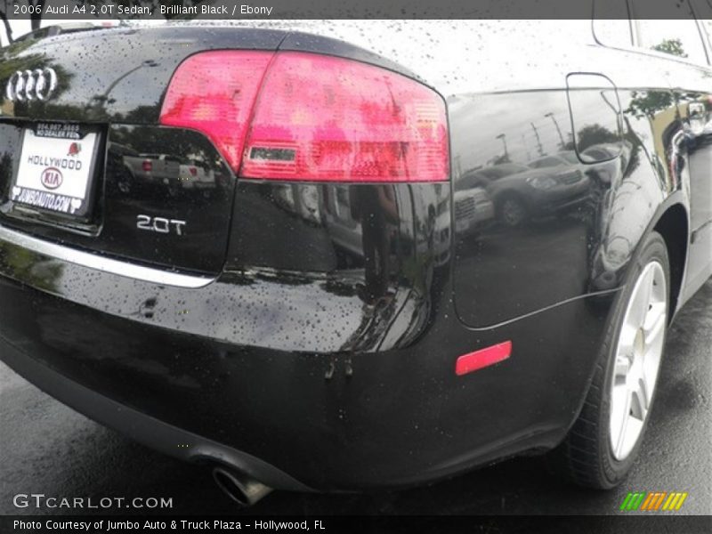 Brilliant Black / Ebony 2006 Audi A4 2.0T Sedan