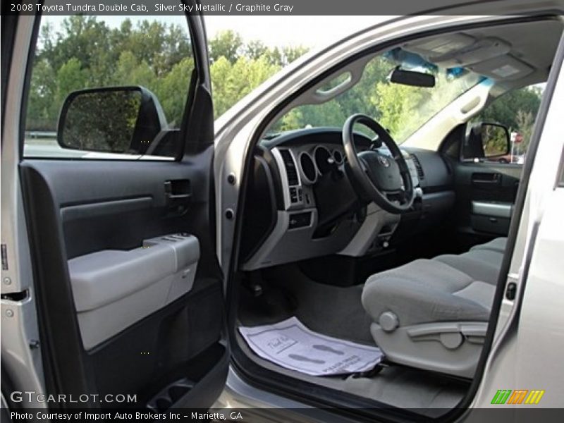 Silver Sky Metallic / Graphite Gray 2008 Toyota Tundra Double Cab