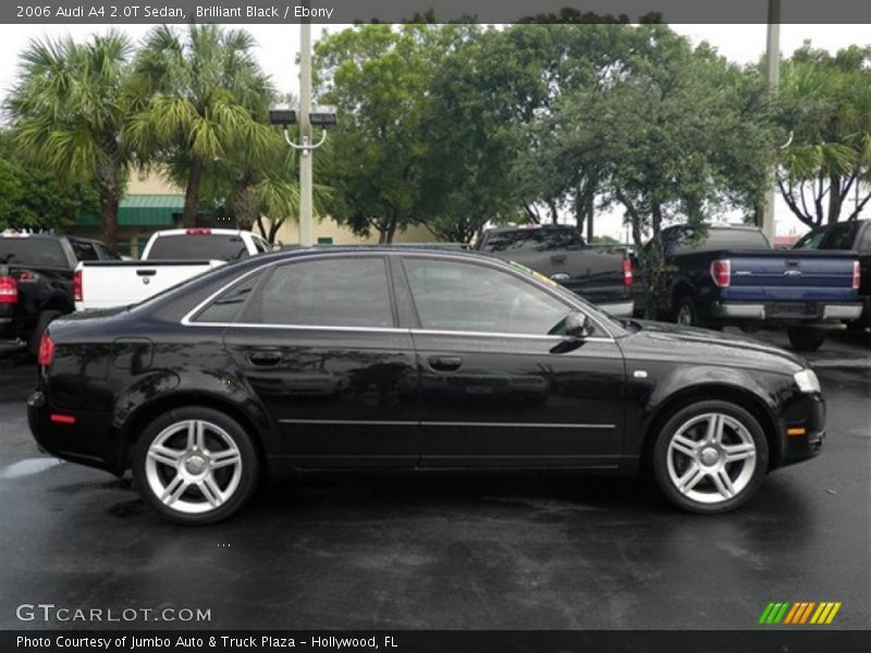 Brilliant Black / Ebony 2006 Audi A4 2.0T Sedan
