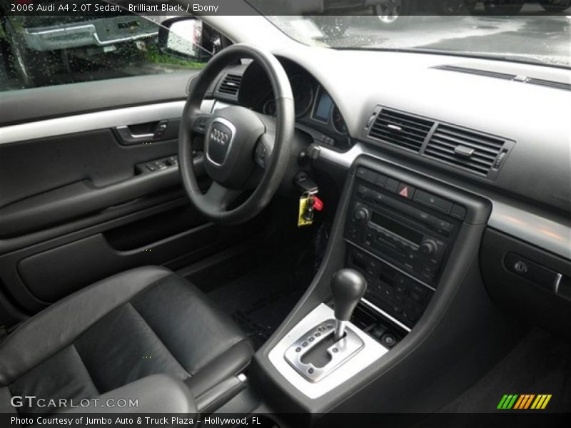 Brilliant Black / Ebony 2006 Audi A4 2.0T Sedan