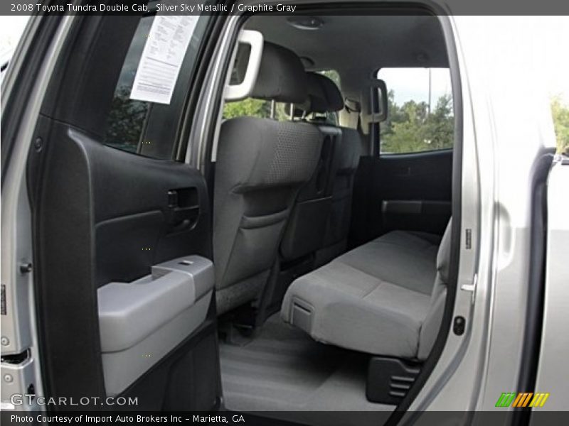 Silver Sky Metallic / Graphite Gray 2008 Toyota Tundra Double Cab
