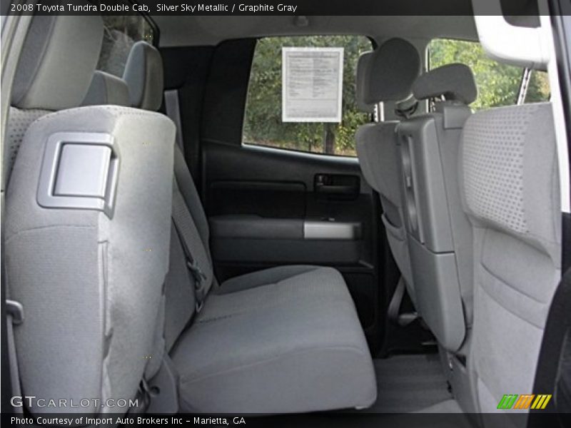 Silver Sky Metallic / Graphite Gray 2008 Toyota Tundra Double Cab