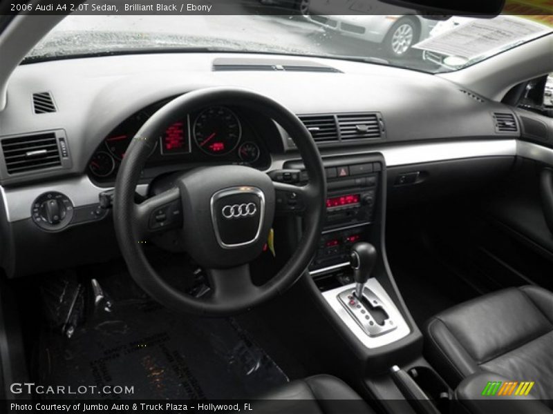 Brilliant Black / Ebony 2006 Audi A4 2.0T Sedan