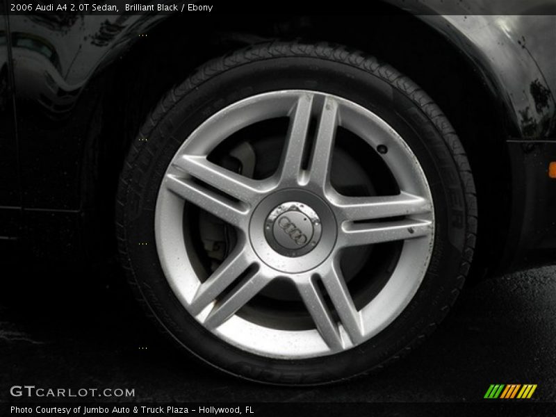 Brilliant Black / Ebony 2006 Audi A4 2.0T Sedan