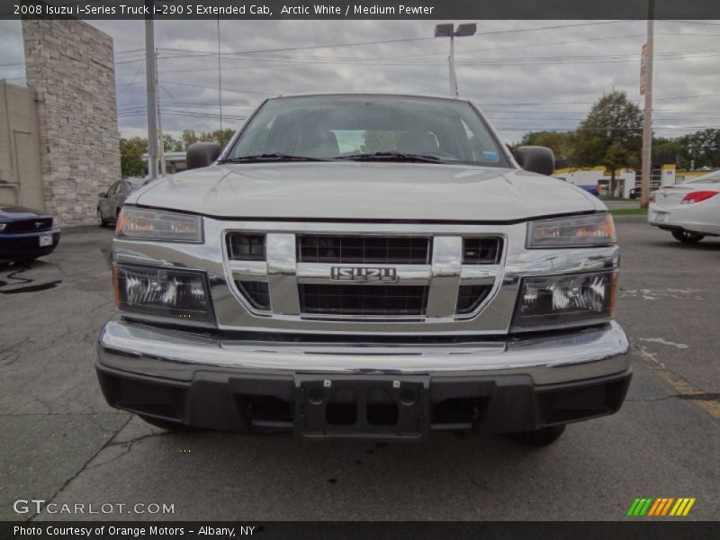 Arctic White / Medium Pewter 2008 Isuzu i-Series Truck i-290 S Extended Cab