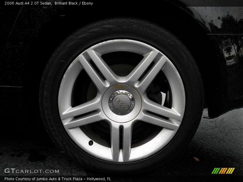 Brilliant Black / Ebony 2006 Audi A4 2.0T Sedan
