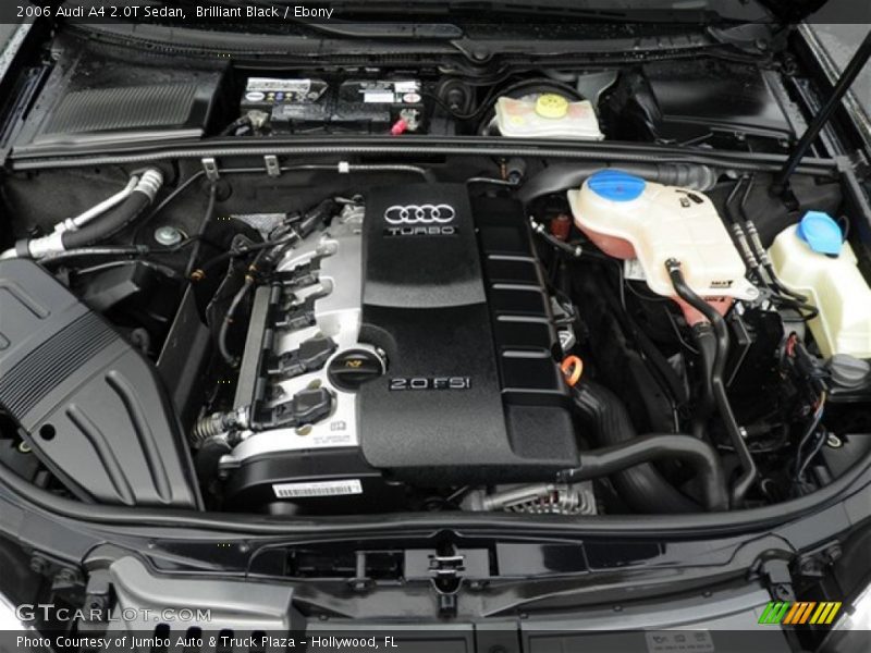 Brilliant Black / Ebony 2006 Audi A4 2.0T Sedan