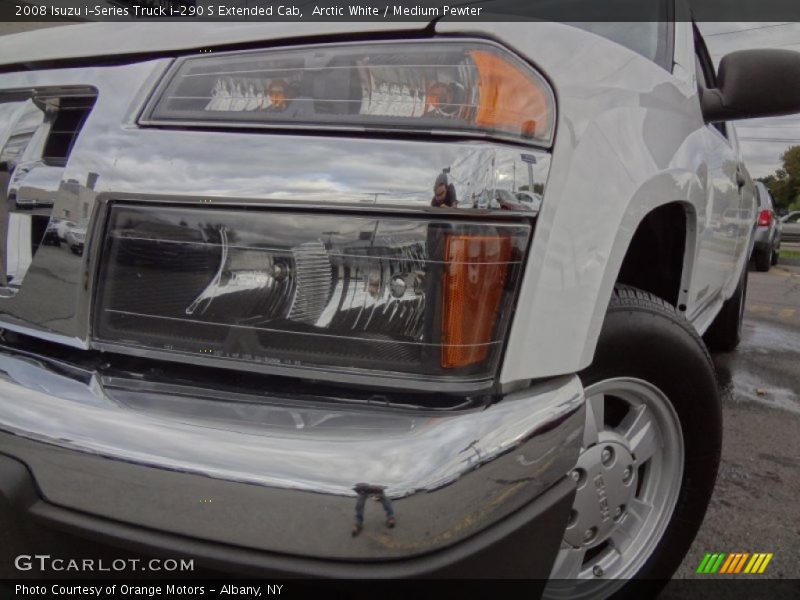 Arctic White / Medium Pewter 2008 Isuzu i-Series Truck i-290 S Extended Cab