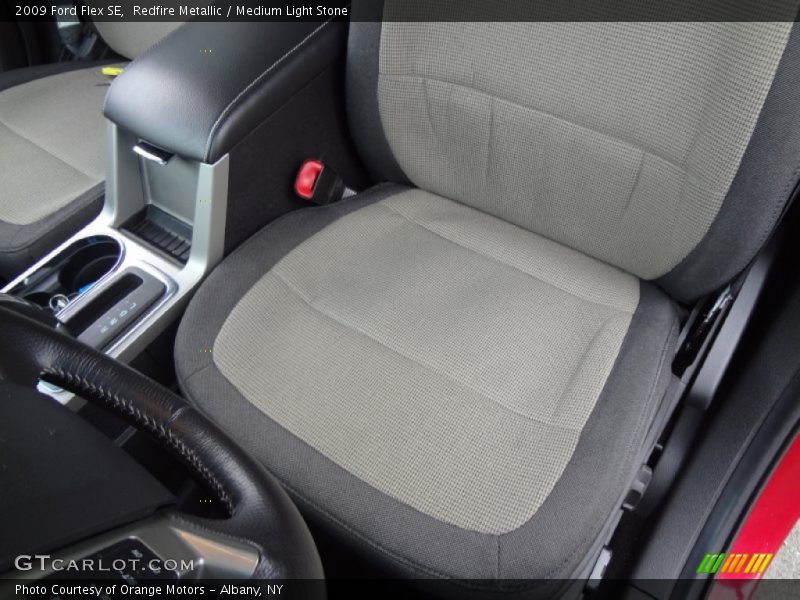 Redfire Metallic / Medium Light Stone 2009 Ford Flex SE