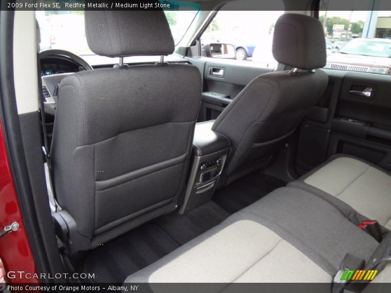 Redfire Metallic / Medium Light Stone 2009 Ford Flex SE