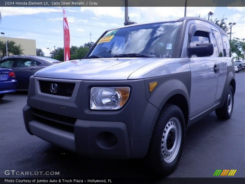 Satin Silver Metallic / Gray 2004 Honda Element LX