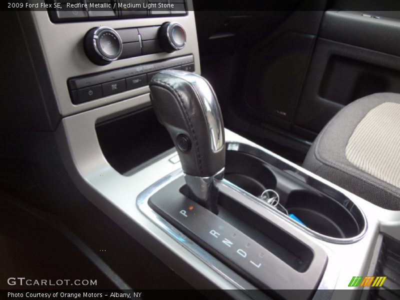 Redfire Metallic / Medium Light Stone 2009 Ford Flex SE