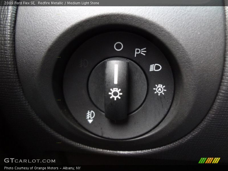 Redfire Metallic / Medium Light Stone 2009 Ford Flex SE