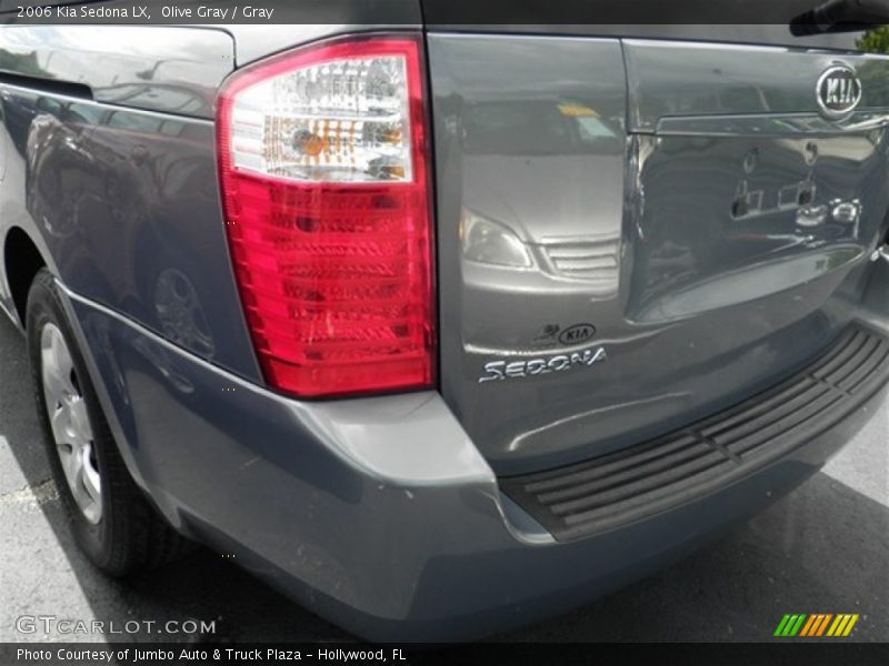 Olive Gray / Gray 2006 Kia Sedona LX