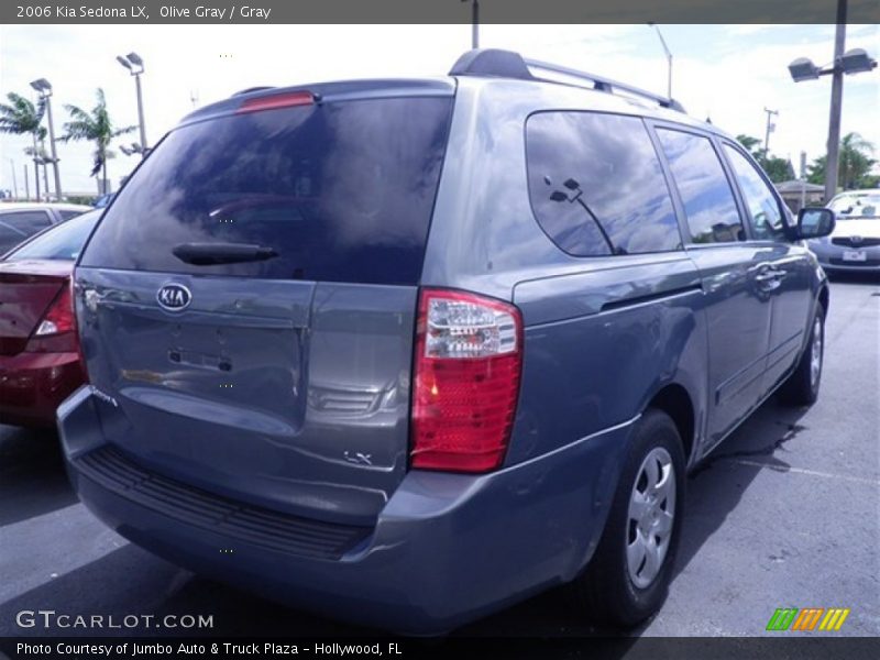 Olive Gray / Gray 2006 Kia Sedona LX