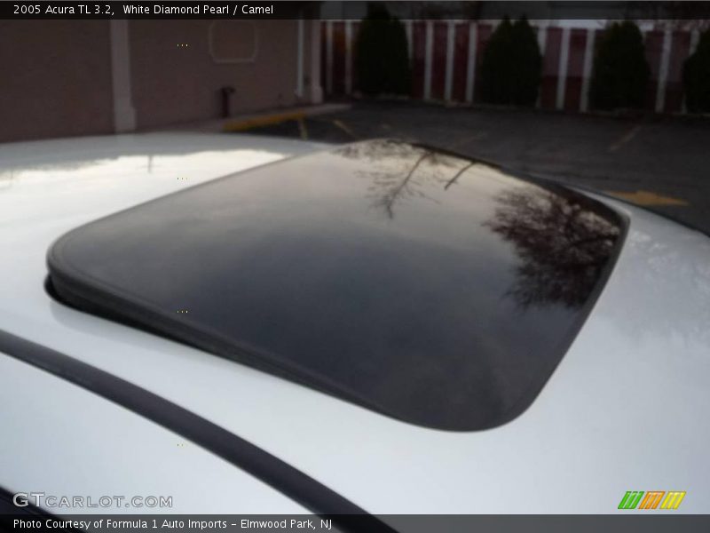 White Diamond Pearl / Camel 2005 Acura TL 3.2