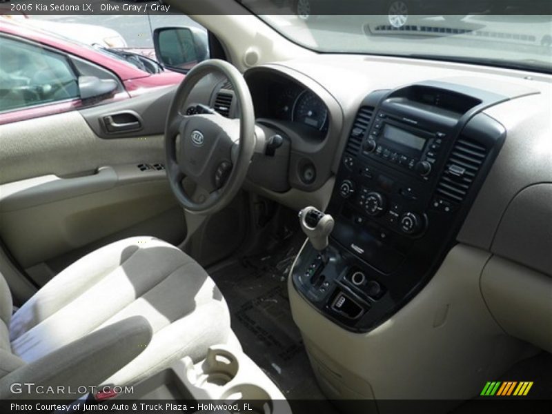 Olive Gray / Gray 2006 Kia Sedona LX