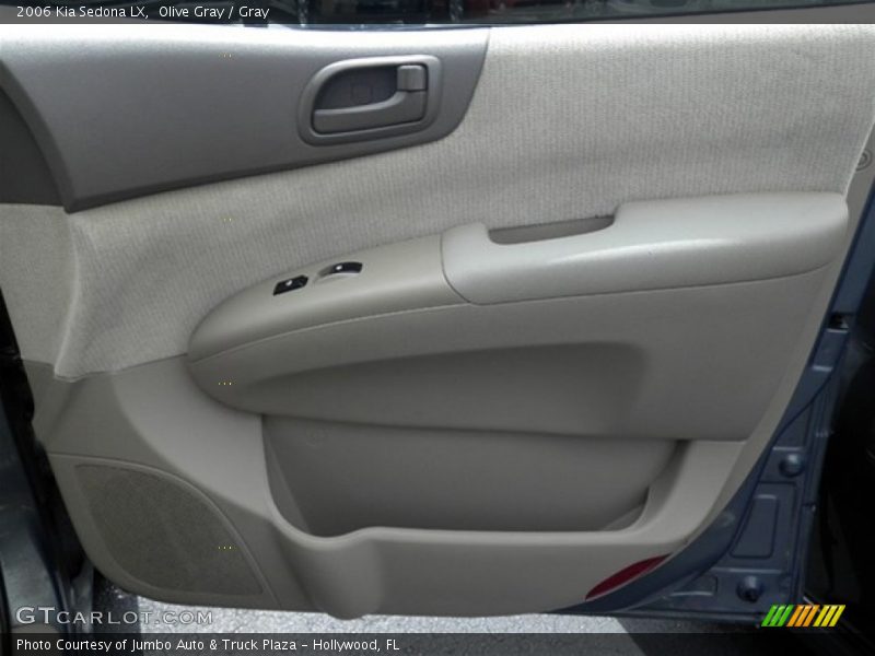 Olive Gray / Gray 2006 Kia Sedona LX