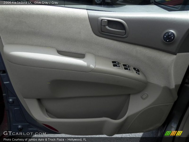 Olive Gray / Gray 2006 Kia Sedona LX