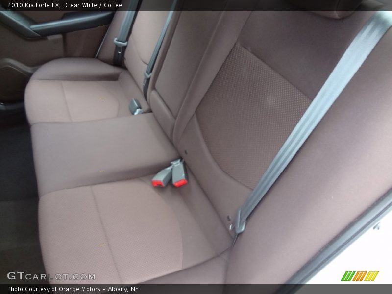 Clear White / Coffee 2010 Kia Forte EX