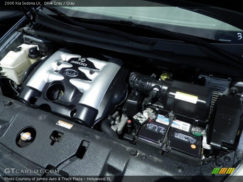 Olive Gray / Gray 2006 Kia Sedona LX
