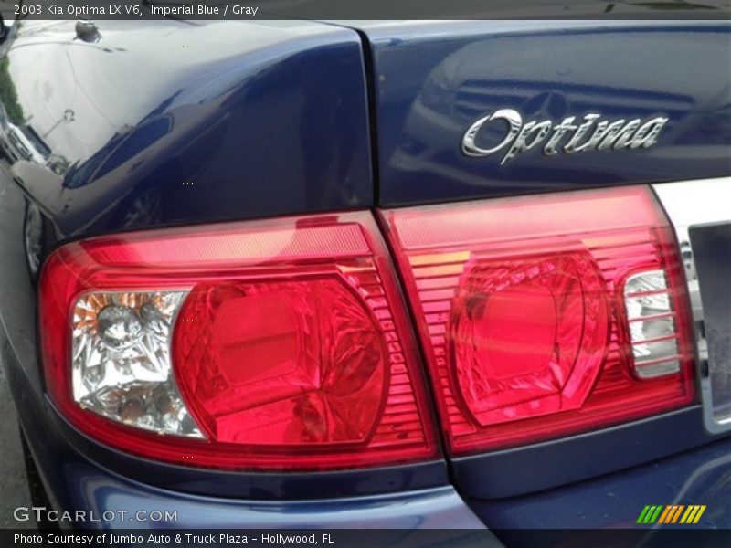 Imperial Blue / Gray 2003 Kia Optima LX V6