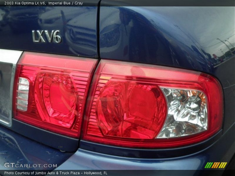 Imperial Blue / Gray 2003 Kia Optima LX V6