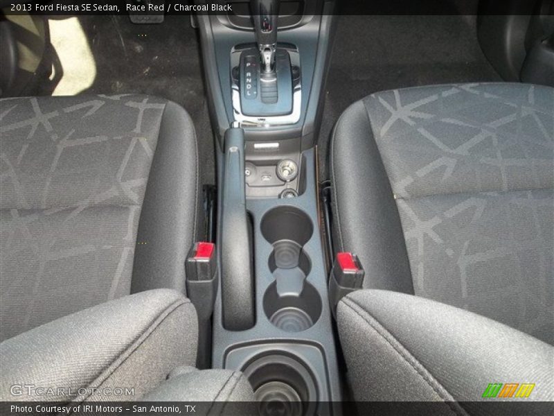 Race Red / Charcoal Black 2013 Ford Fiesta SE Sedan