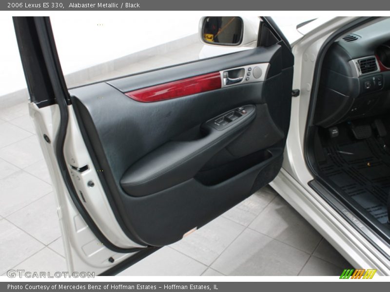 Alabaster Metallic / Black 2006 Lexus ES 330