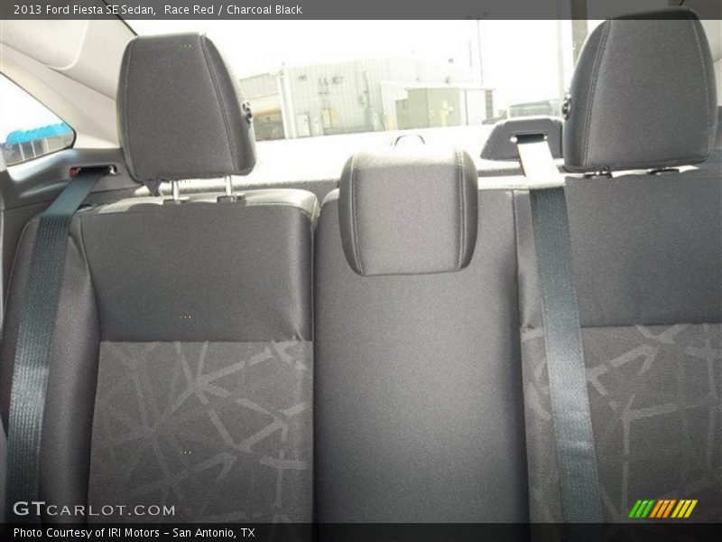 Race Red / Charcoal Black 2013 Ford Fiesta SE Sedan