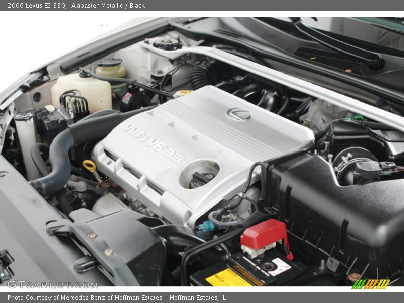 Alabaster Metallic / Black 2006 Lexus ES 330