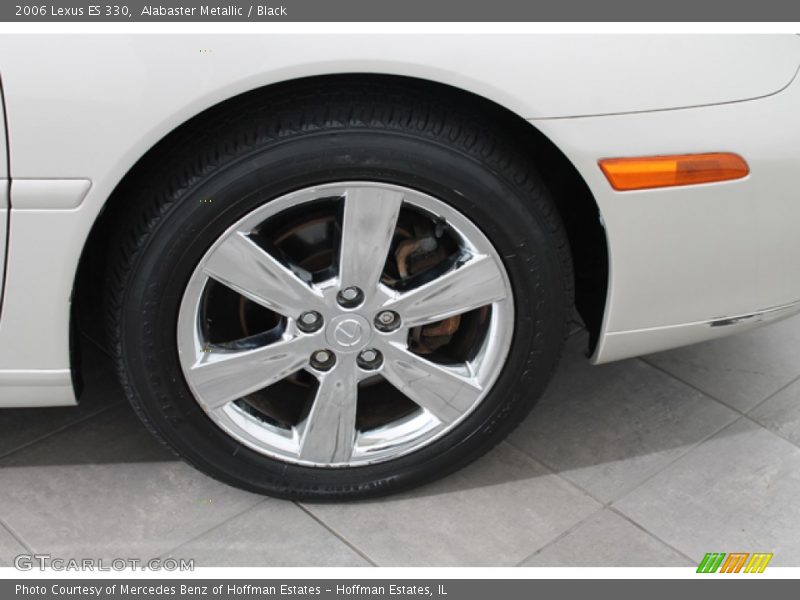 Alabaster Metallic / Black 2006 Lexus ES 330