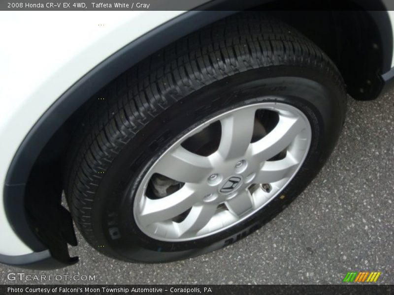 Taffeta White / Gray 2008 Honda CR-V EX 4WD