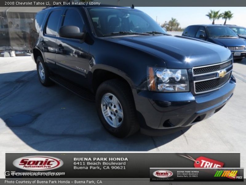 Dark Blue Metallic / Ebony 2008 Chevrolet Tahoe LS
