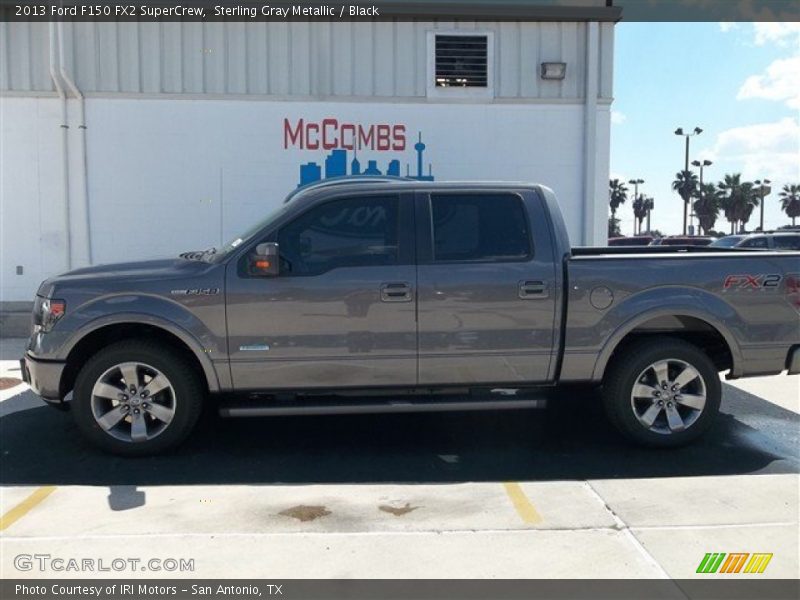 Sterling Gray Metallic / Black 2013 Ford F150 FX2 SuperCrew