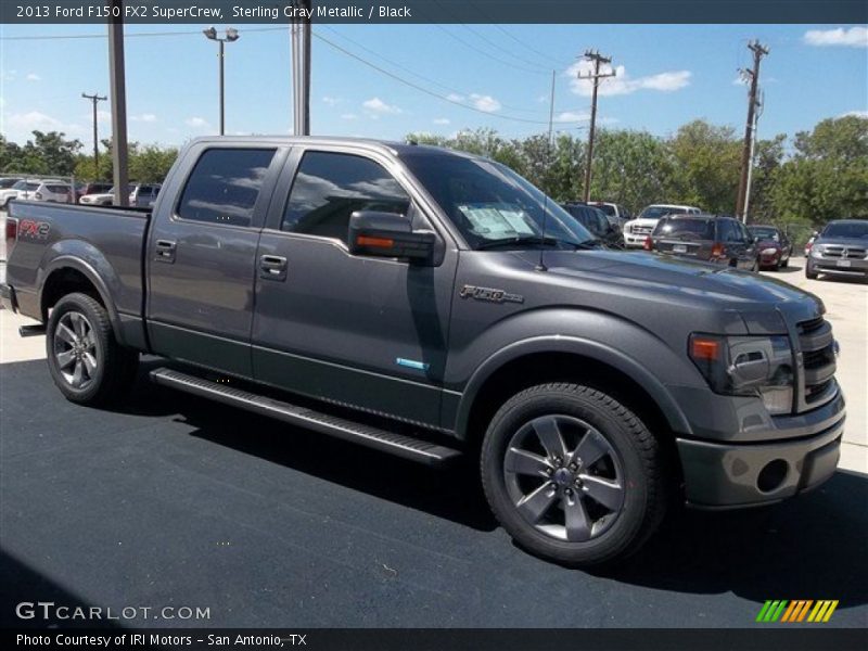 Sterling Gray Metallic / Black 2013 Ford F150 FX2 SuperCrew