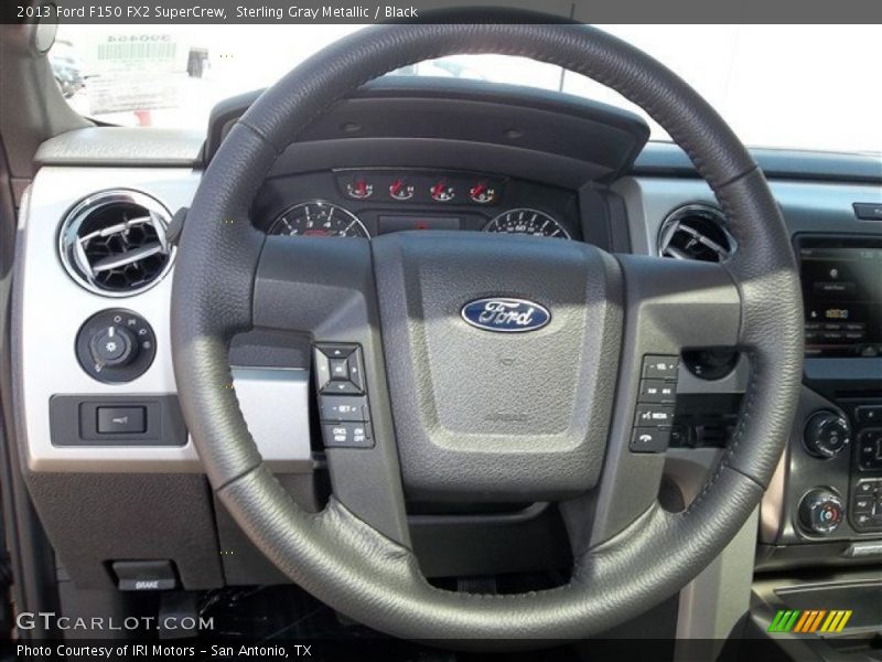 Sterling Gray Metallic / Black 2013 Ford F150 FX2 SuperCrew