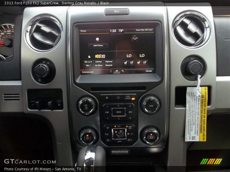 Sterling Gray Metallic / Black 2013 Ford F150 FX2 SuperCrew