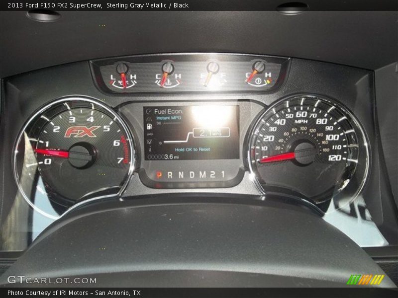 Sterling Gray Metallic / Black 2013 Ford F150 FX2 SuperCrew
