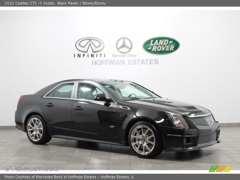 Black Raven / Ebony/Ebony 2012 Cadillac CTS -V Sedan