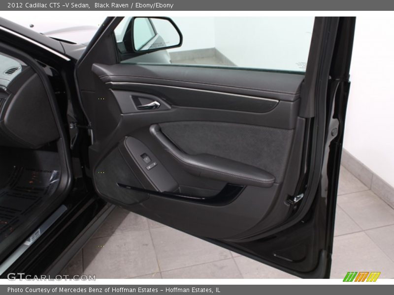 Black Raven / Ebony/Ebony 2012 Cadillac CTS -V Sedan