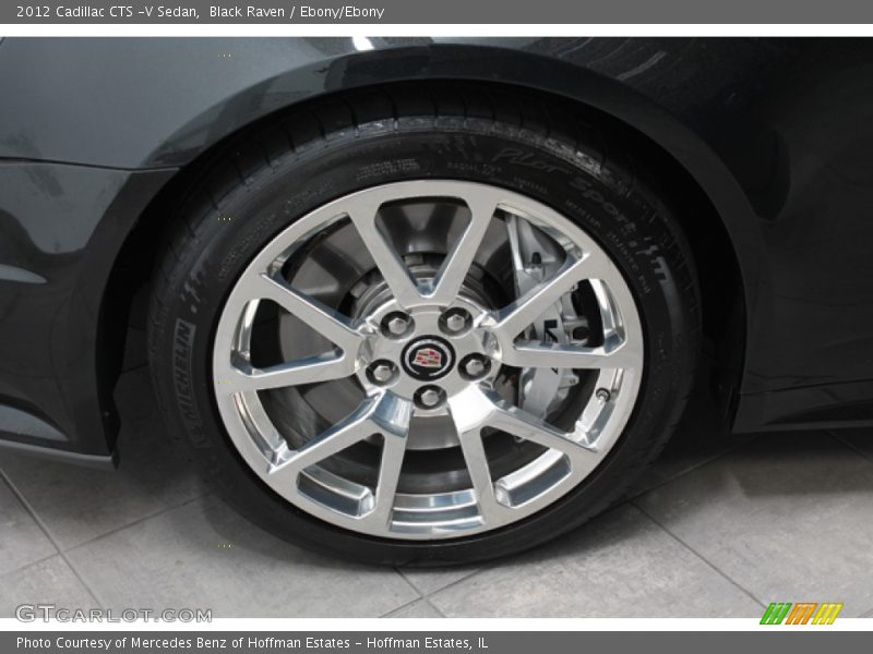 Black Raven / Ebony/Ebony 2012 Cadillac CTS -V Sedan