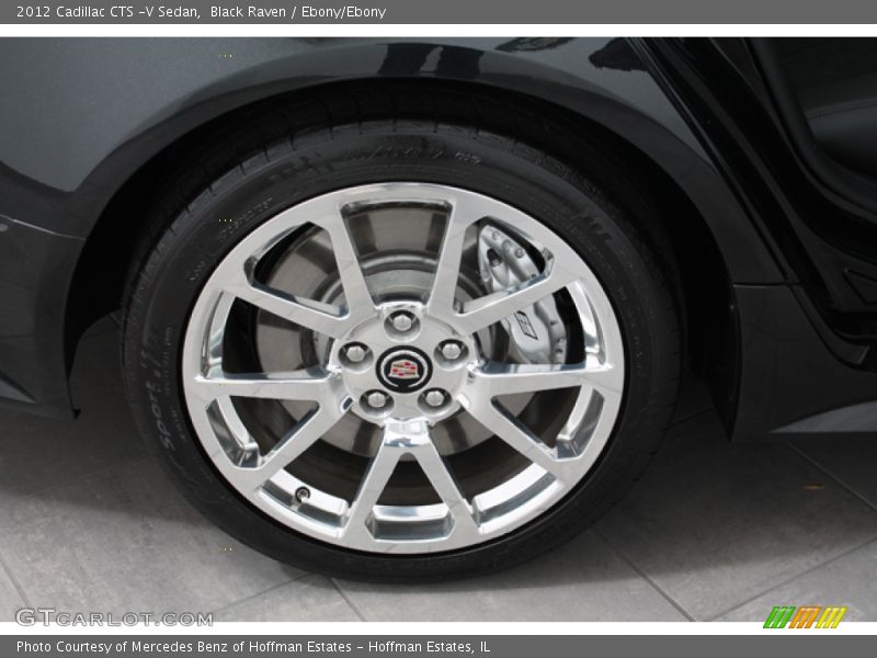 Black Raven / Ebony/Ebony 2012 Cadillac CTS -V Sedan