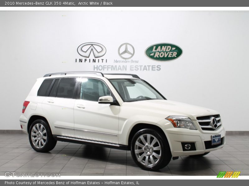Arctic White / Black 2010 Mercedes-Benz GLK 350 4Matic