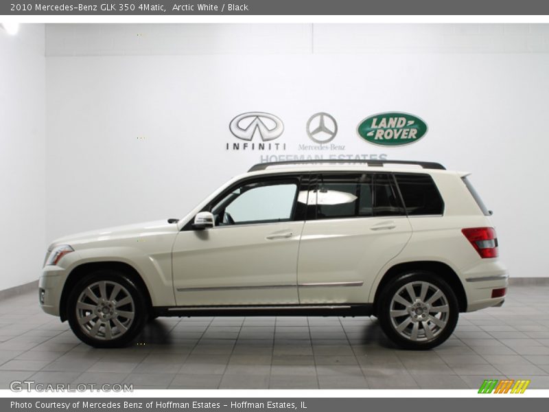 Arctic White / Black 2010 Mercedes-Benz GLK 350 4Matic