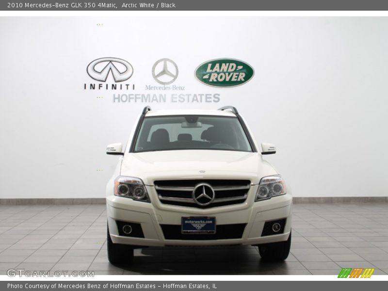 Arctic White / Black 2010 Mercedes-Benz GLK 350 4Matic