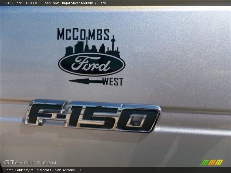 Ingot Silver Metallic / Black 2013 Ford F150 FX2 SuperCrew